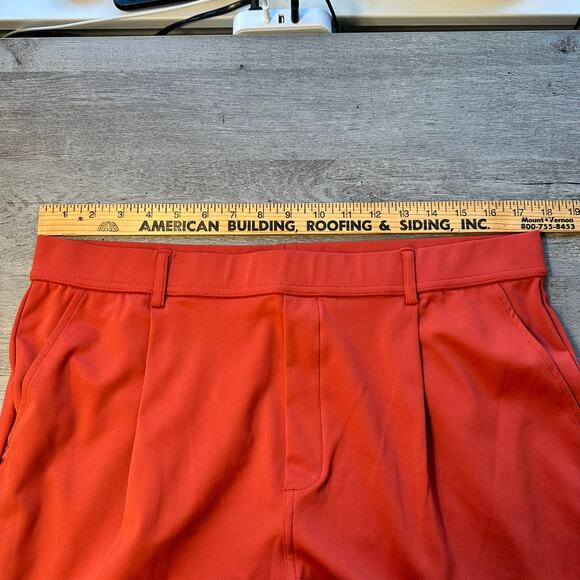 NWT Halara Flex High Waisted Pocket Straight Leg Work Pants XLP Burnt Orange - Picture 11 of 15